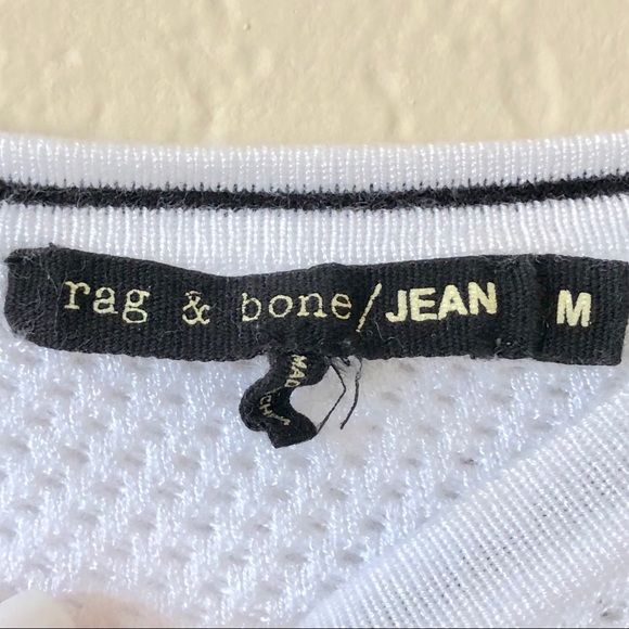 Rag and Bone Nikki Mesh Top Open Slit - Picture 6 of 7